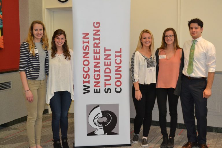 Wisconsin engineering student council group photo.